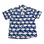 Louis Dieudonne' Camicia Mezza Manica Tinta Unita con Fantasia per Bambino LD01CAM BLU LOUIS DIEUDONNE' 