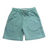 Saint Barth Bermuda Tinta Unita con Elastico In Vita per Bambino 00645L VERDE SAINT BARTH 