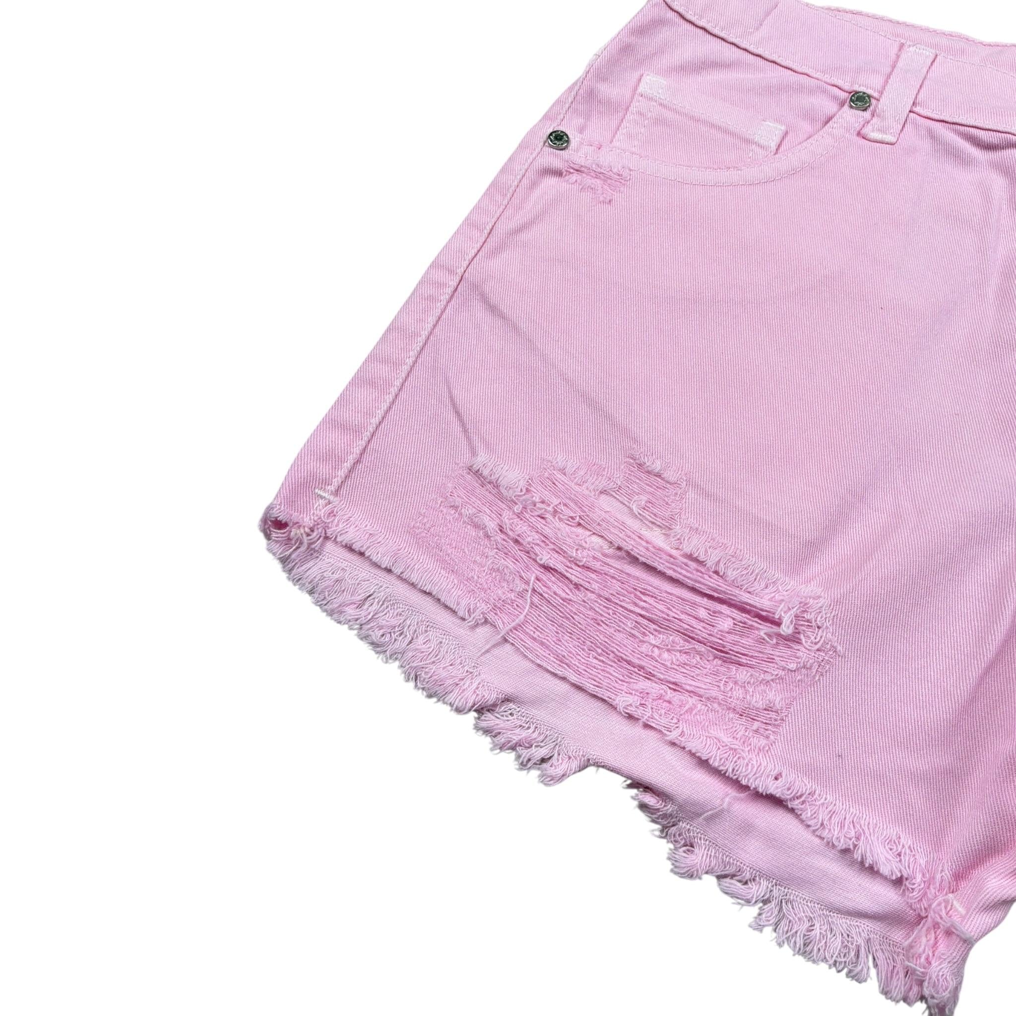 Lu Lu By Miss Grant Short tinta unita con Girovita Regolabile Rosa per Bambina LL2605 ROSA LU LU BY MISS GRANT 