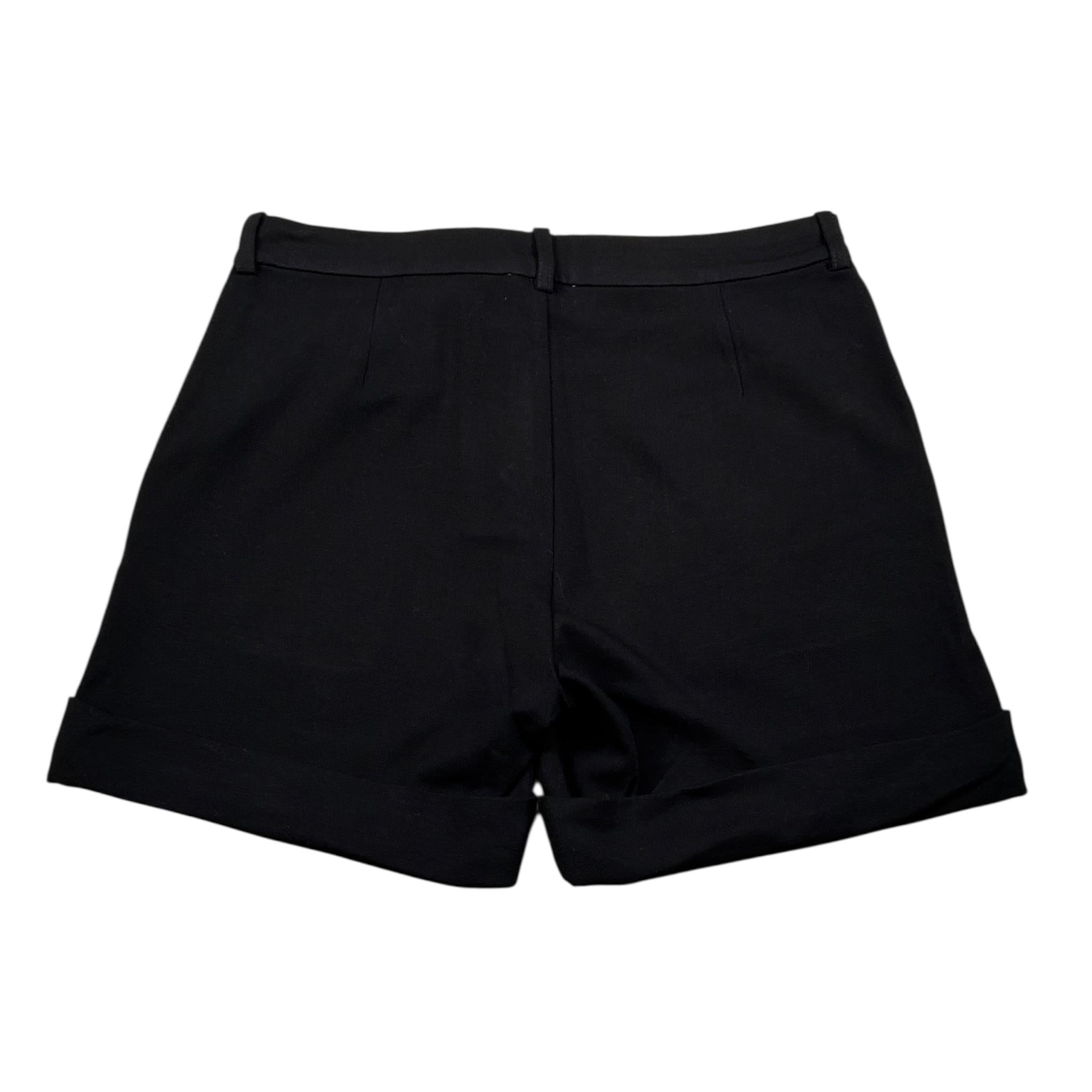 Moschino Short tinta unita con Stampa Logo Nero per Bambina HDQ011 NERO MOSCHINO 