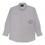 John Richmond Camicia Tinta Unita con Tasche per Bambino RBP25143CA GRIGIO JOHN RICHMOND 
