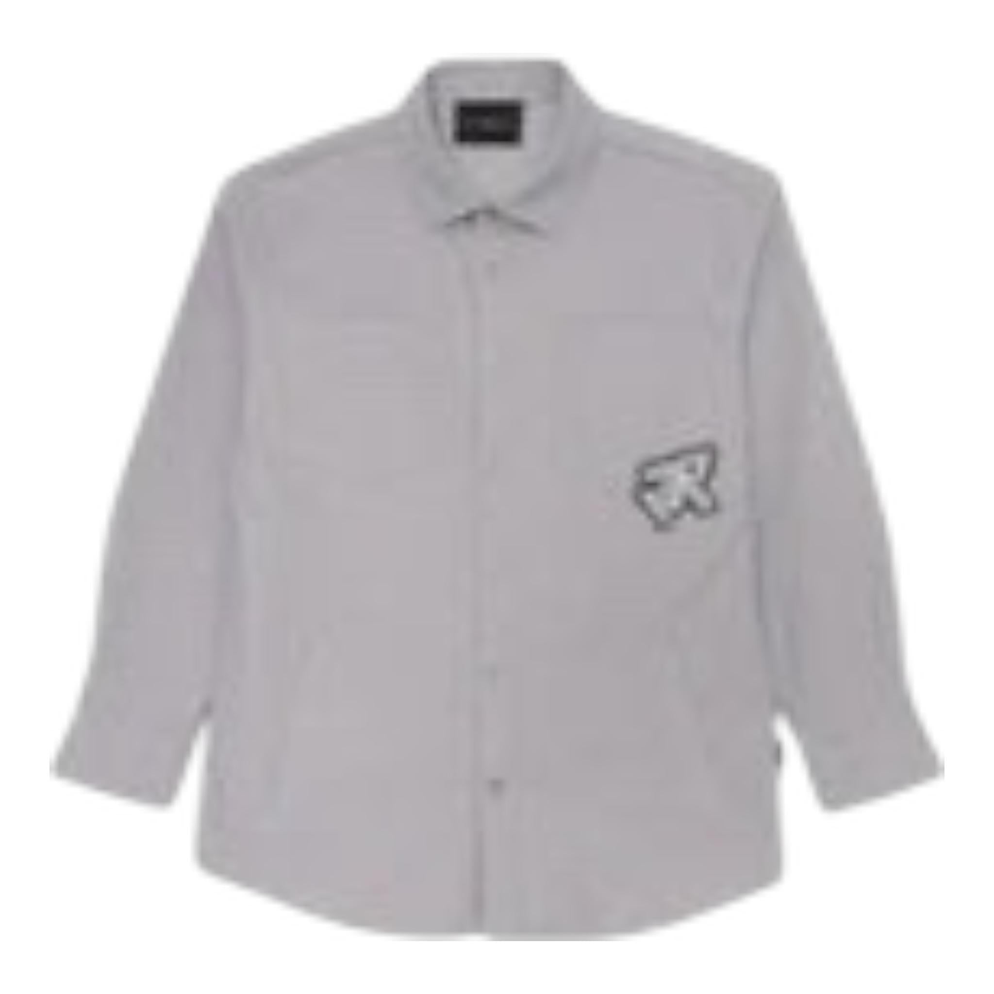 John Richmond Camicia Tinta Unita con Tasche per Bambino RBP25143CA GRIGIO JOHN RICHMOND 
