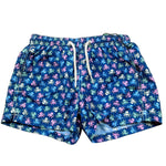 Saint Barth Costume Modello Boxer Tinta Unita con Stampa per Bambino 00117L BLU SAINT BARTH 