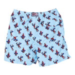 Saint Barth Costume Modello Boxer Tinta Unita con Stampa Spiderman per Bambino SPIDEYX AZZURRO SAINT BARTH 