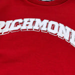 John Richmond Felpa Girocollo Tinta Unita con Maniche In Contrasto per Bambina RGP26085FE ROSSO JOHN RICHMOND 