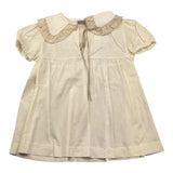 La Stupenderia Camicia Mezza Manica Tinta Unita con Colletto per Bambina TJCM72 PANNA LA STUPENDERIA 