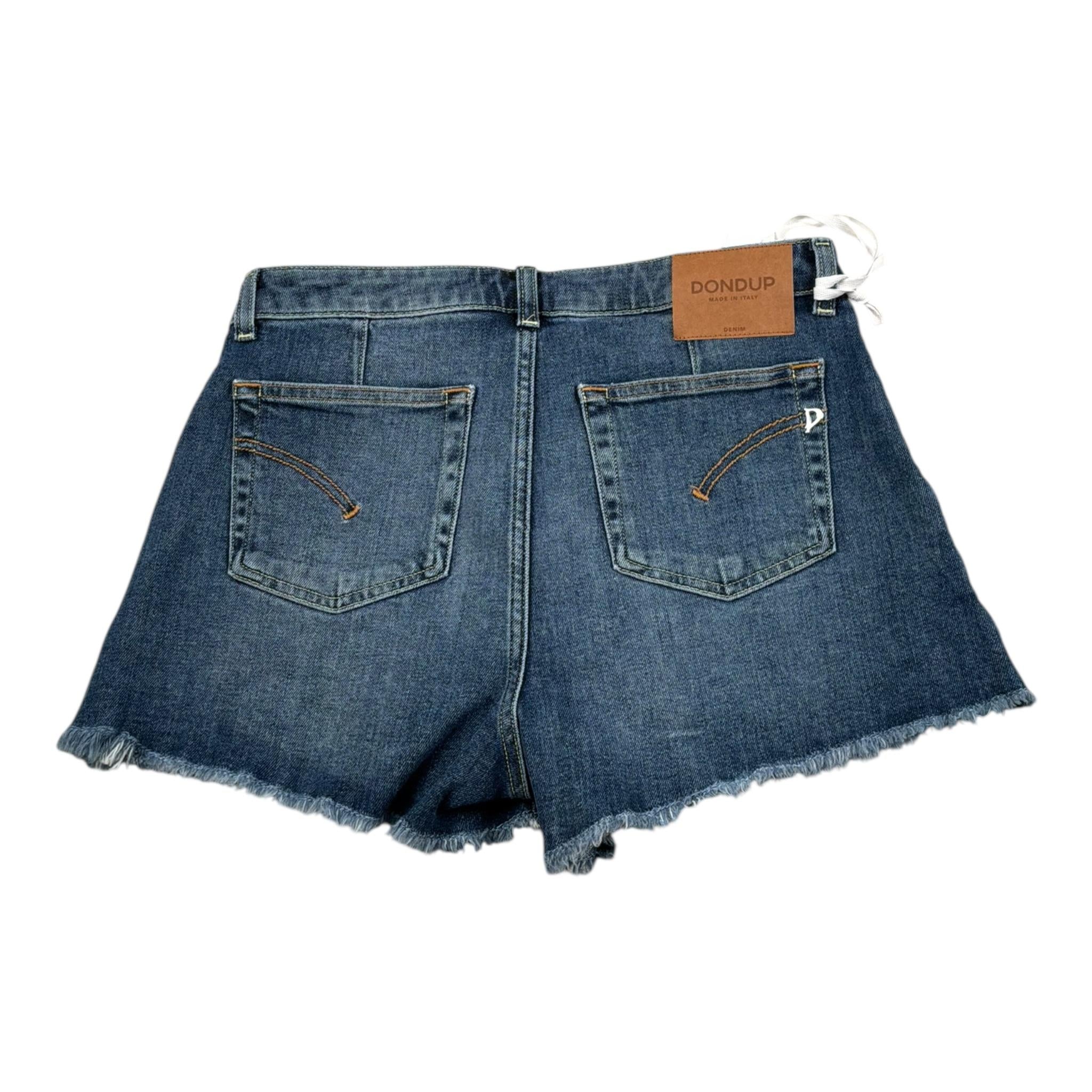 Dondup Short In Denim Tinta Unita per Bambina DFBE109 BLU DONDUP 
