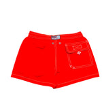 Saint Barth Costume Tinta Unita  per Bambino PATMOS ROSSO SAINT BARTH 