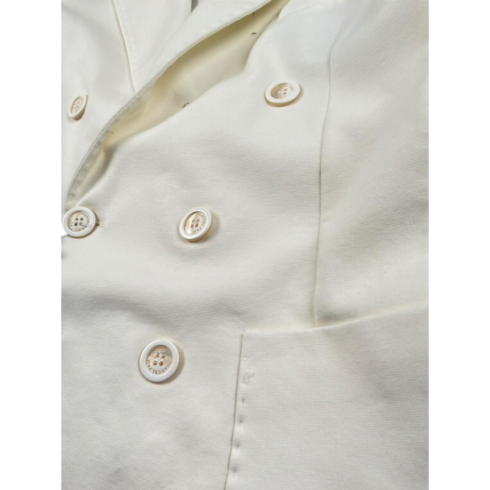 Emanuel Pris Giacca Tinta Unita con Bottoni per Bambino EGC1074 PANNA EMANUEL PRIS 