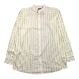 Dan John Camicia Manica Lunga Tinta Unita Collo Coreano Panna Per Bambino