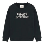 DOU DOU felpa chiusa girocollo tinta unita cn stampa Blu per Bambino DV4P20 BLU DOU DOU 