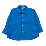 Manuel Ritz Camicia Manica Lunga Tinta Unita per Neonato MR2580N BLU MANUEL RITZ 
