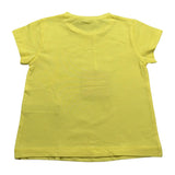 Liu Jo Tshirt Girocollo tinta unita con Stampa Giallo per Neonata KA4132 GIALLO LIU JO 