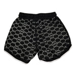 Met Short Tinta Unita con Brillantini per Bambina ME244 NERO MET 