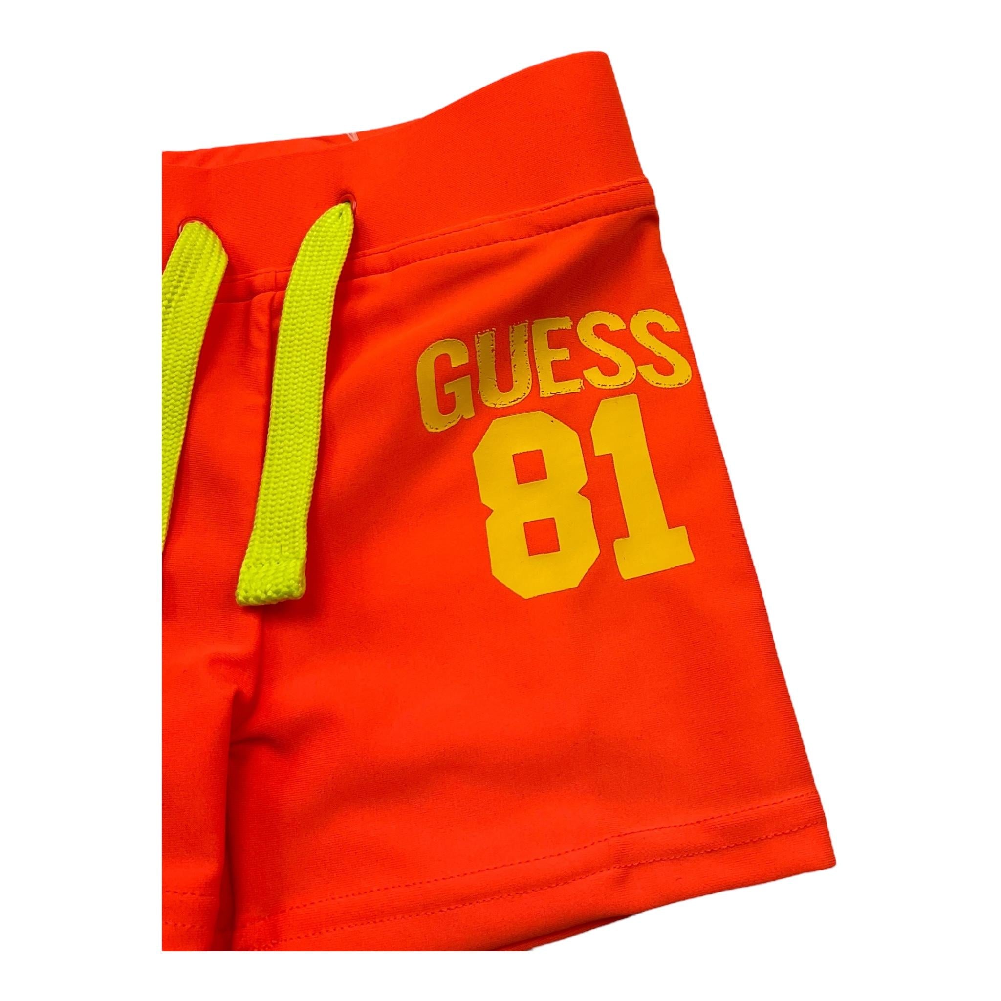 Guess Costume Tinta Unita con Stampa per Bambino I5GZ03MC052J ARANCIONE GUESS 
