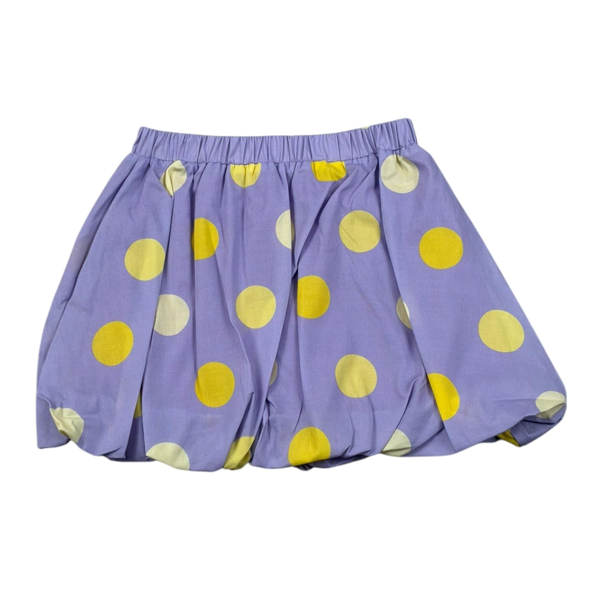 A' La Page Gonna Tinta Unita con Fantasia A Pois per Neonata AL17 LILLA A' LA PAGE 