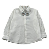 New Gereration Camicia Manica Lunga tinta unita E Papillon Panna per Neonato 41162N PANNA NEW GERERATION 