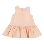 Elisabetta Franchi Abito Tinta Unita Giromanica per Bambina EGAB209 ROSA ELISABETTA FRANCHI 
