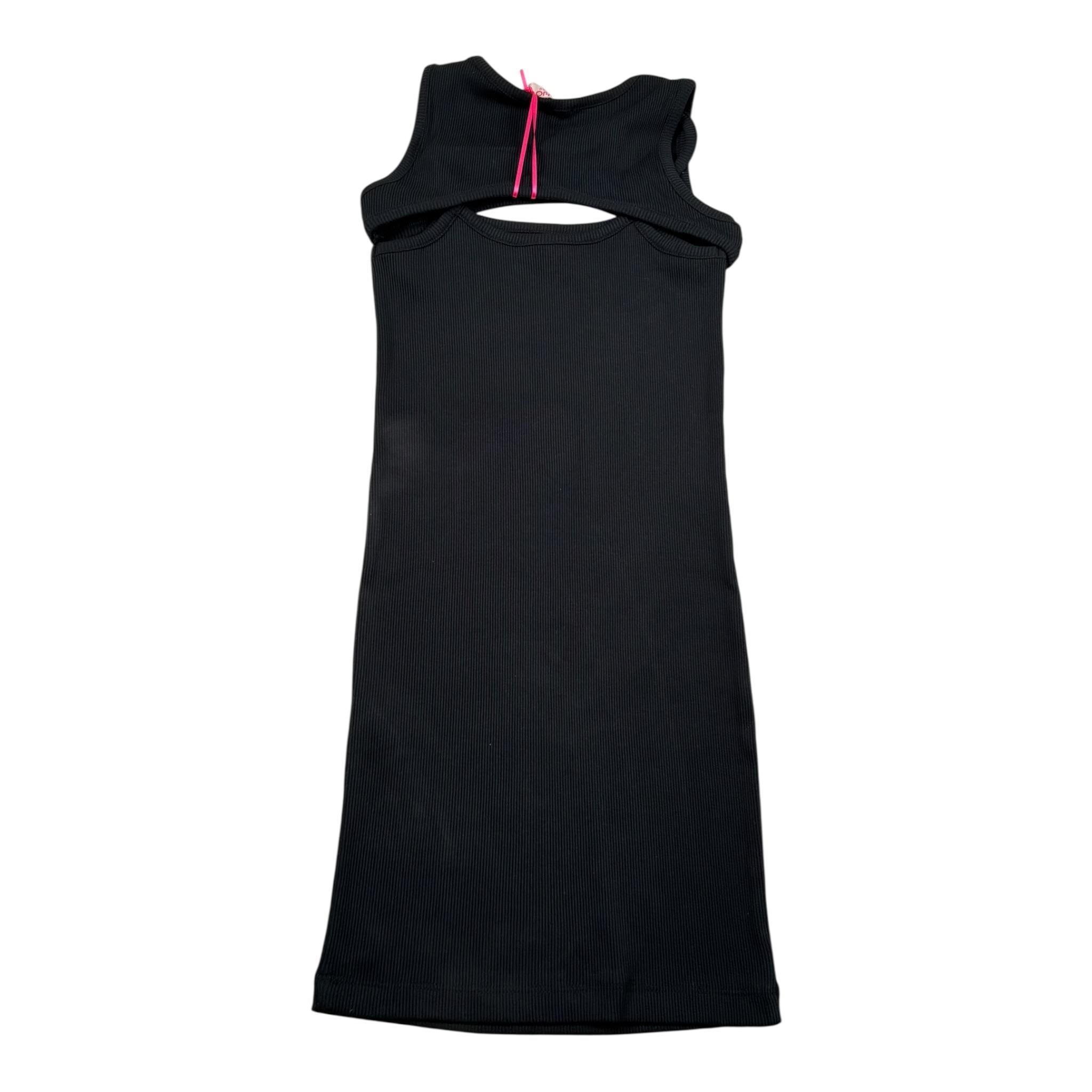 Liu Jo Abito tinta unita Giromanica Nero per Bambina GA5181X NERO LIU JO 