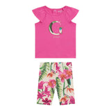 Guess Completo 2 Pezzi Leggins-T-Shirt  per Bambina K5GG02K6YW4 FUXIA GUESS 