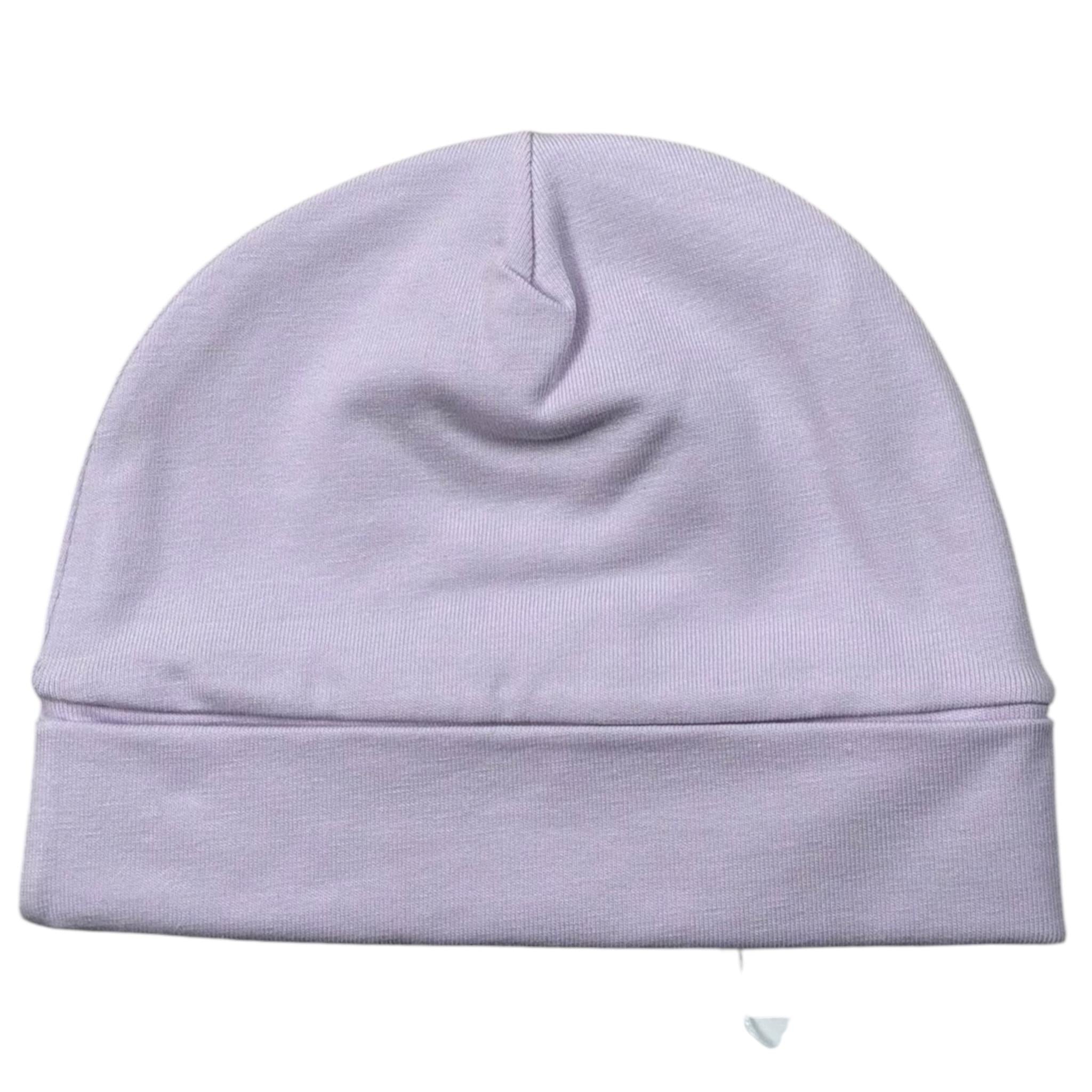 Lalalu' Cappello Tinta Unita con Ricami per Neonata CAL7G LILLA LALALU' 