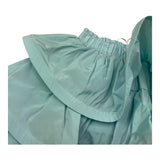 Miss Grant Gonna Tinta Unita con Balze per Neonata MG1345 AZZURRO MISS GRANT 