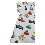 Mayoral Pagliaccetto Mezza Manica Tinta Unita con Stampe In Contrasto per Neonato 1798 BIANCO MAYORAL 