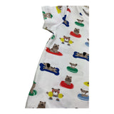 Mayoral Pagliaccetto Mezza Manica Tinta Unita con Stampe In Contrasto per Neonato 1798 BIANCO MAYORAL 