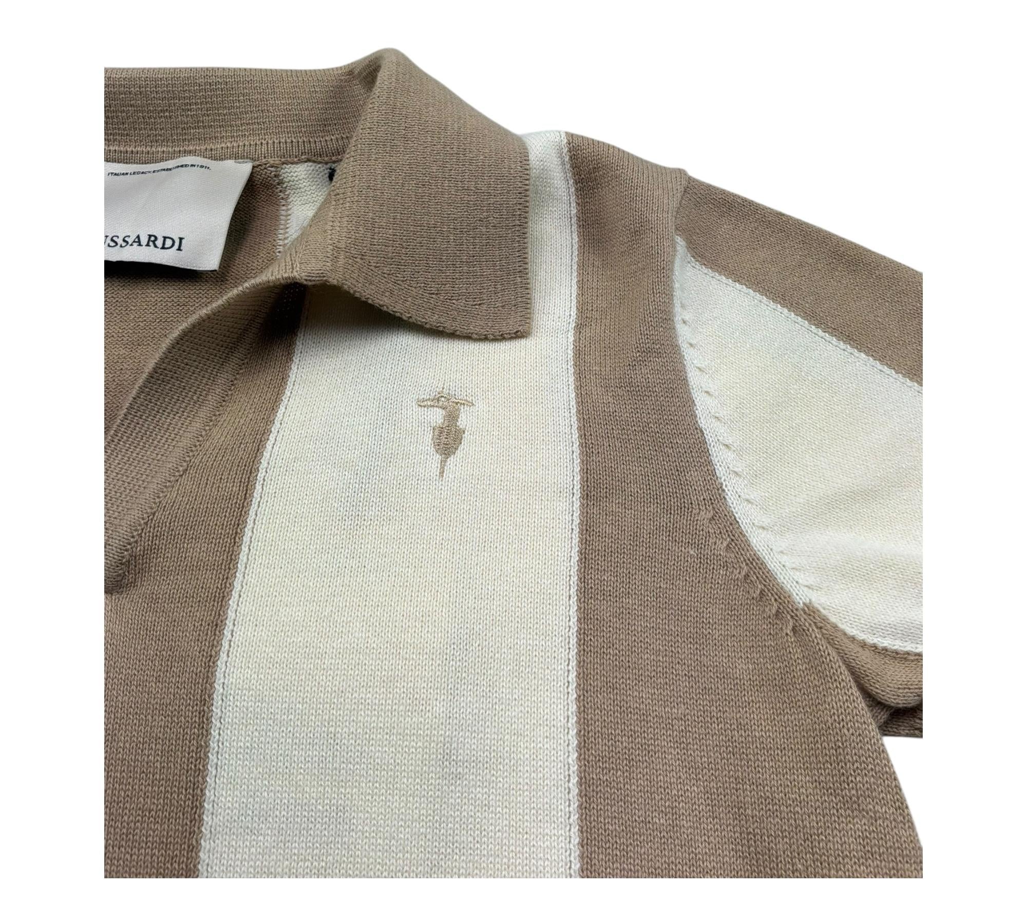 Trussardi Polo Mezza Manica Bicolore per Bambino TBP26127PO BIEGE TRUSSARDI 