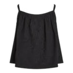 Calvin Klein Top Tinta Unita con Bretelle per Bambina IG0IG02870 NERO CALVIN KLEIN 