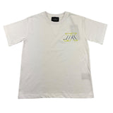 JOHN RICHMOND t-shirt girocollo tinta unita con stampa in contrasto Bianco per Bambino RBA25219TS BIANCO JOHN RICHMOND 