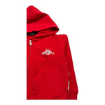 REPLAY felpa con zip e cappuccio tinta unita con logo Rosso per Bambino SB2723 ROSSO REPLAY 