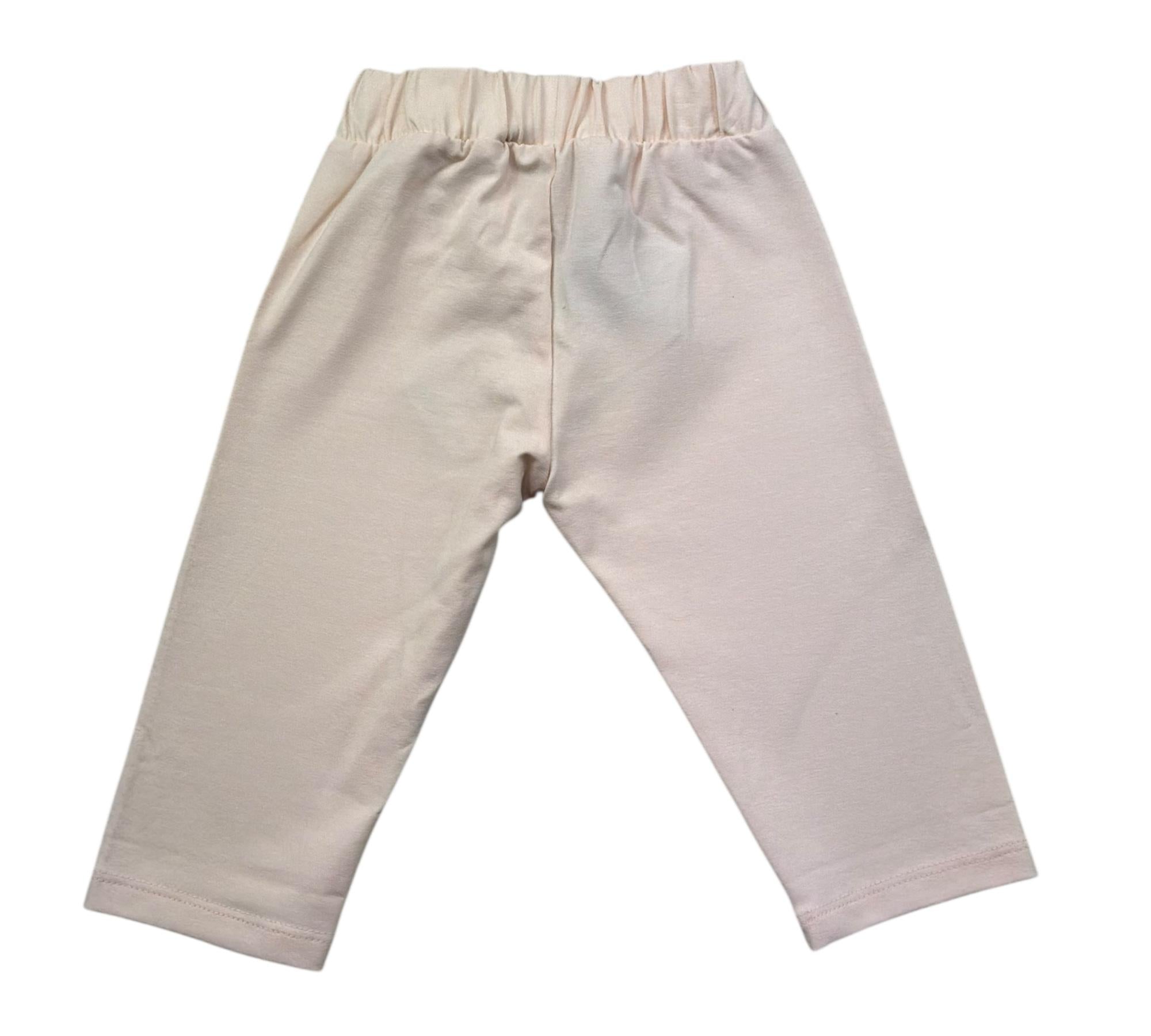 Trussardi Leggins Tinta Unita con Logo per Neonata TIP26023LE ROSA TRUSSARDI 