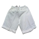 Make Bermuda Tinta Unita con Elastico In Vita per Bambino MK934 BIANCO MAKE 