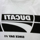 DUCATI shirt girocollo tinta unita con stampa Bianco per Neonato G5611 BIANCO DUCATI 
