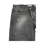 OVER-D jeans tinta unita con girovita regolabile Nero per Bambino JNVR NERO OVER-D 