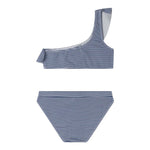 Pepe Jeans Costume 2 Pezzi Top-Mutandina Fantasia A Righe per Bambina PGB10414 BIANCO/BLU PEPE JEANS 