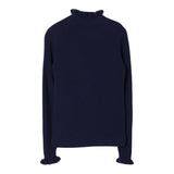 IL GUFO maglia mezzo collo tinta unita Blu per Bambina A24MA455EM220491 BLU IL GUFO 