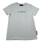 John Richmond T-Shirt Girocollo Tinta Unita con Logo per Bambino RGP26049TS AZZURRO JOHN RICHMOND 
