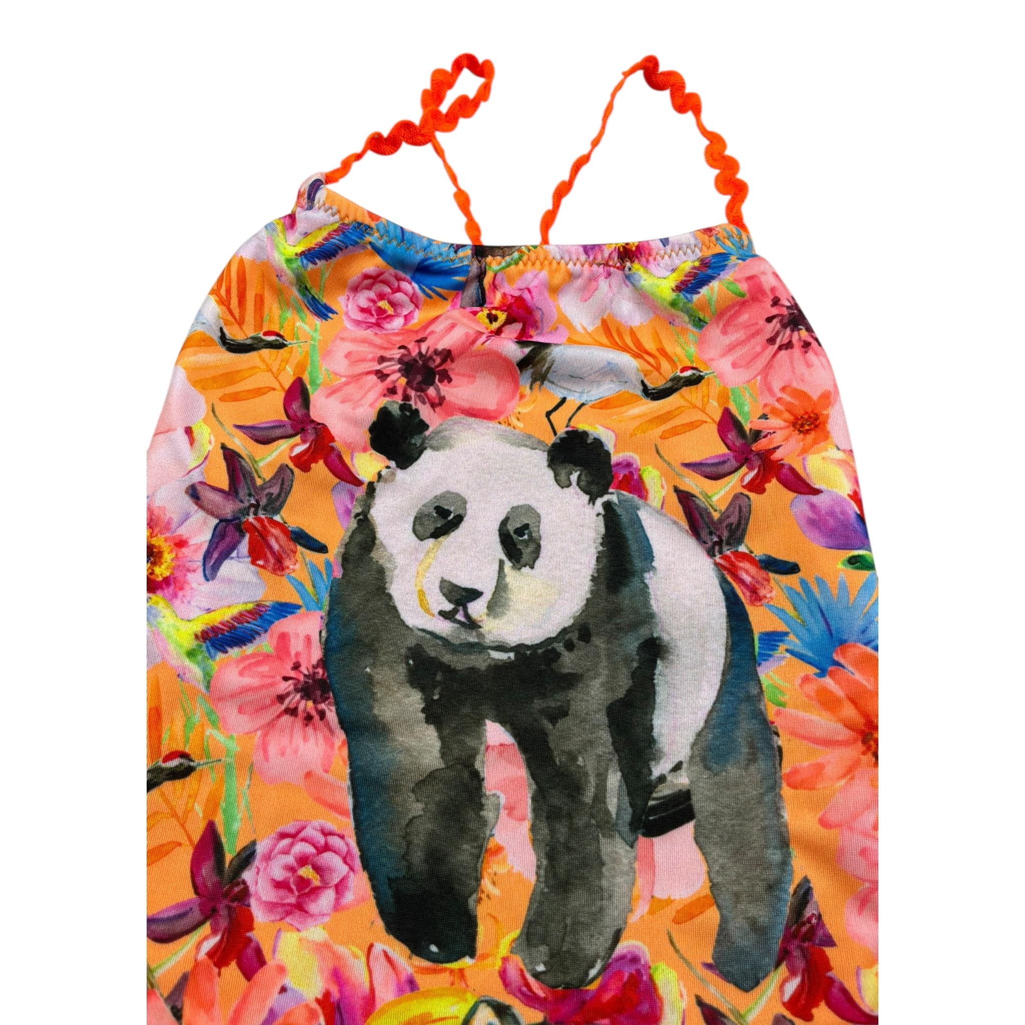 F**K Costume Intero Stampa Fantasia per Bambina FJ25G2I11MKX74 ARANCIONE F**K 