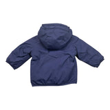 K-WAY giubbino tinta unita con zip e cappuccio Blu per Neonato K7142RW BLU K-WAY 