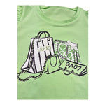 Liu Jo Abito Tinta Unita con Brillantini per Neonata KA5037J5003 VERDE LIU JO 