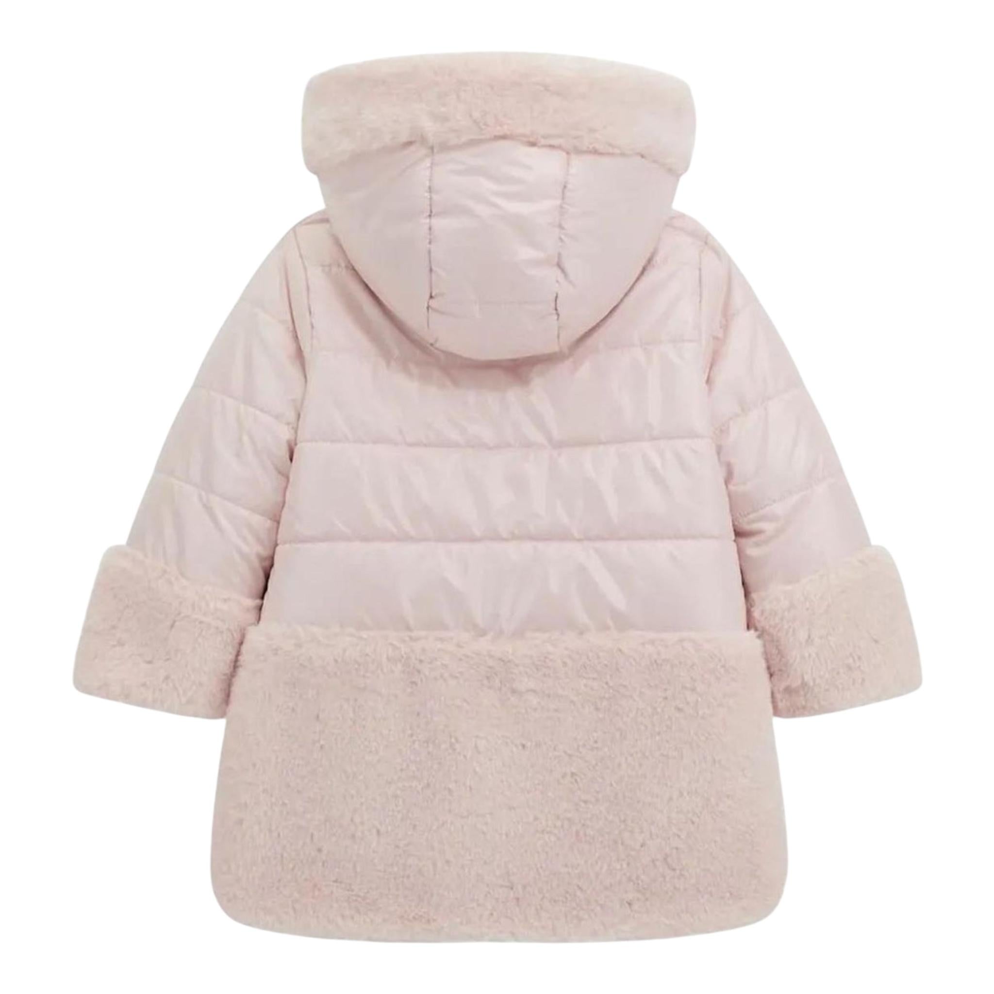 GUESS giubbino tinta unita reversibile con zip e cappuccio Rosa per Bambina K4BL02 ROSA GUESS 