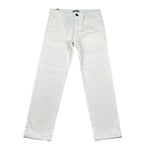 Liu Jo Pantalone tinta unita con Girovita Regolabile Bianco per Bambino QA2057 BIANCO LIU JO 