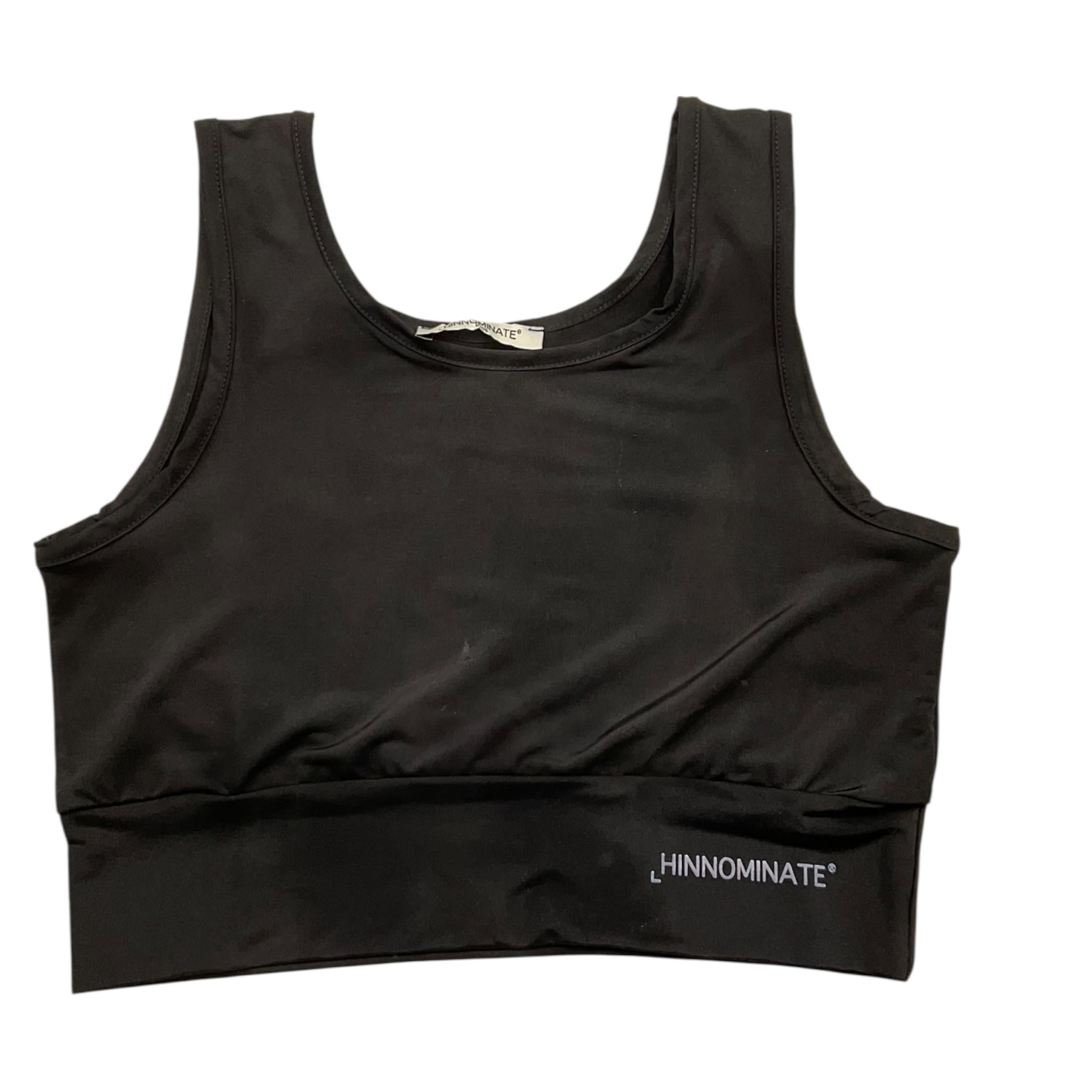 Hinnominate Top Tinta Unita con Stampa per Bambina 3646MY00216 NERO HINNOMINATE 