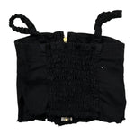 Lu Lu By Miss Grant Top Tinta Unita con Zip per Bambina LL3390X NERO LU LU BY MISS GRANT 