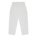 Dou Dou Pantalone Tinta Unita con Elastico In Vita per Bambina DW6P61 BIANCO DOU DOU 