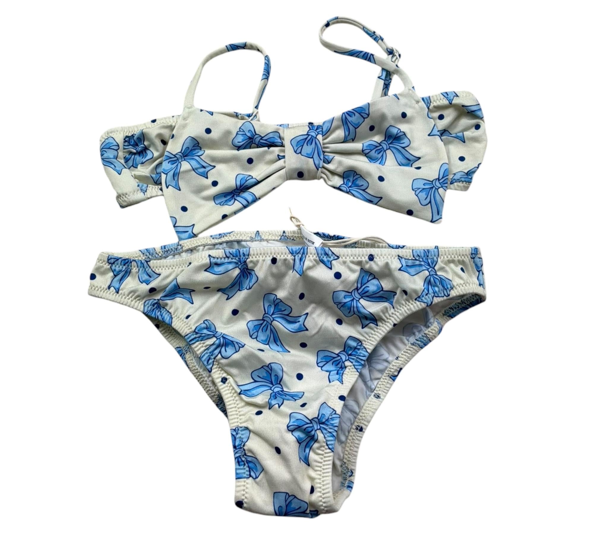 Saint Barth Costume 2 Pezzi Fascia-Mutandina per Bambina MIDGE PANNA SAINT BARTH 