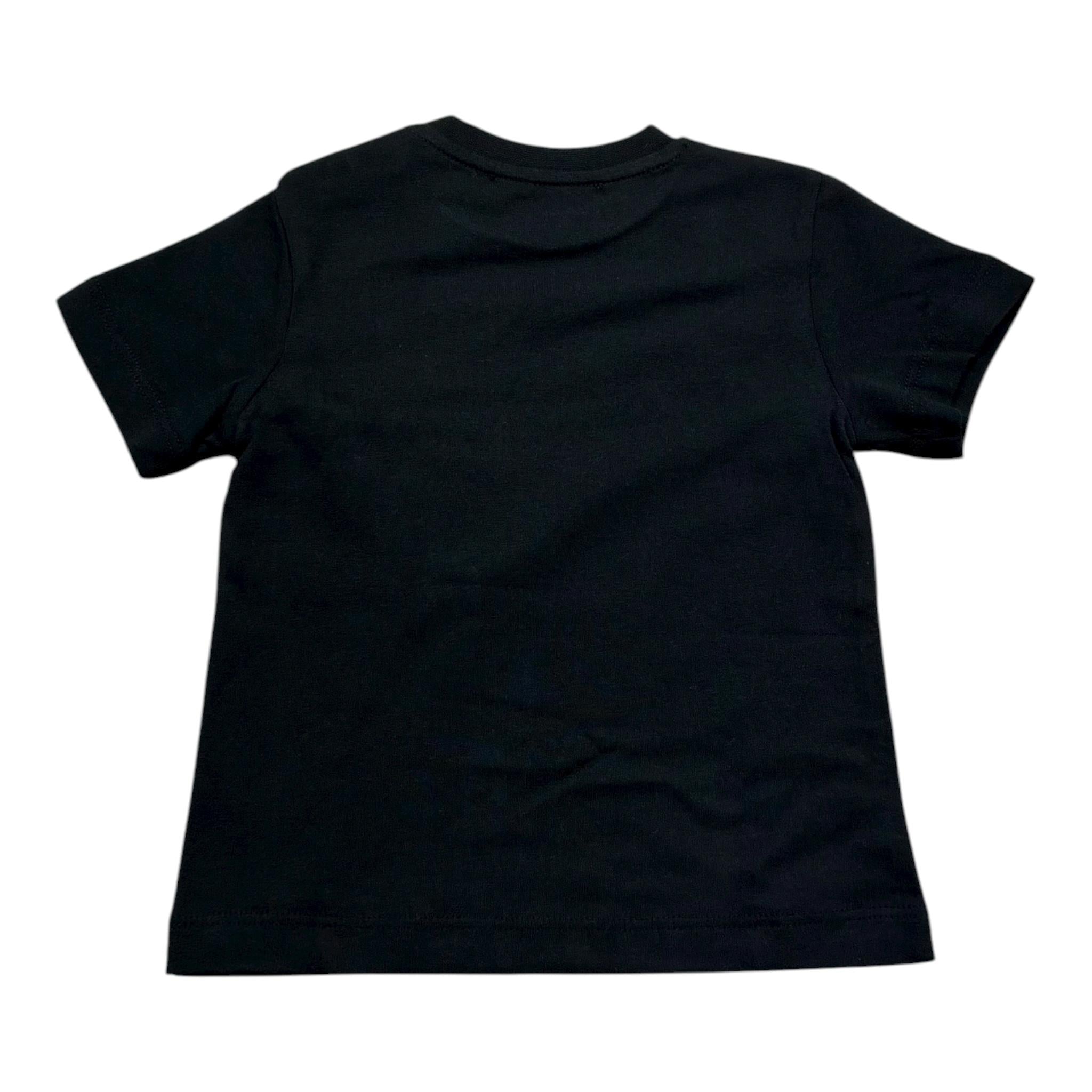 Cesare Paciotti T-Shirt Girocollo Tinta Unita con Stampa per Neonato TSP5167BXX NERO CESARE PACIOTTI 
