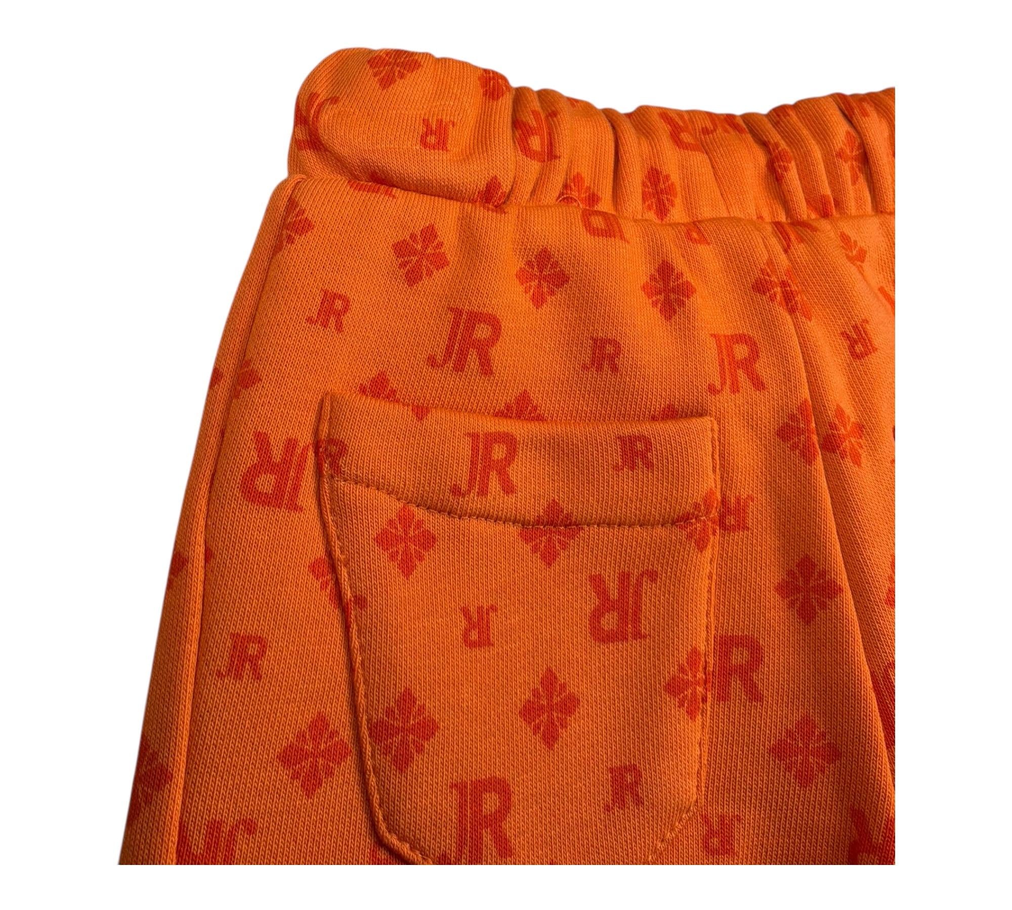 John Richmond Bermuda Tuta Tinta Unita con Loghi per Neonato RIP26120BE ARANCIONE JOHN RICHMOND 